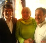 Mit Claudia Roth und dem 3. Bürgermeister von Augsburg