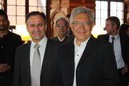 Mit dem Unesco Botschafter, türkischen Künstler Zülfü Livaneli im Goldenen Saal der Stadt Augsburg